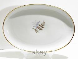 Fine China Service Set for 12 Gold Fern Hutschenreuther Bavaria Ferndale 75 Pcs