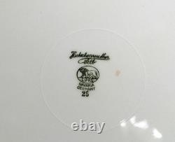 Fine China Service Set for 12 Gold Fern Hutschenreuther Bavaria Ferndale 75 Pcs