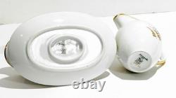 Fine China Service Set for 12 Gold Fern Hutschenreuther Bavaria Ferndale 75 Pcs