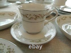 Fine China of Japan Springtime #326 Dinnerware Set for (12) 5 Serving Dishs 9-5