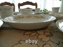 Fine China of Japan Springtime #326 Dinnerware Set for (12) 5 Serving Dishs 9-5