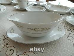 Fine China of Japan Springtime #326 Dinnerware Set for (12) 5 Serving Dishs 9-5