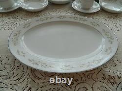 Fine China of Japan Springtime #326 Dinnerware Set for (12) 5 Serving Dishs 9-5