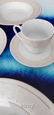 Fine Porcelain Dinner SET 20 pieces LORREN HOME TRENDS by LORENZO