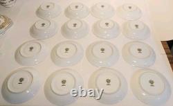 Fine Porcelain Noritake Somerset 5317 China Floral Gold Serves 7 With Extra Bone