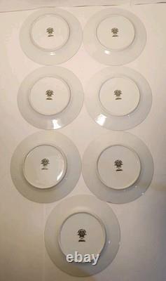 Fine Porcelain Noritake Somerset 5317 China Floral Gold Serves 7 With Extra Bone