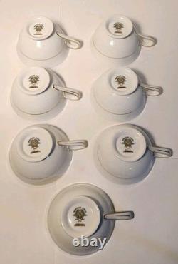 Fine Porcelain Noritake Somerset 5317 China Floral Gold Serves 7 With Extra Bone