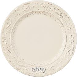 Firenze Ivory 16-Piece Ceramic Dinnerware Set for Elegant Dining Service for 4