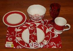 Fitz And Floyd Town And Country Dinnerware Holiday Christmas Brand New