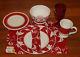 Fitz And Floyd Town And Country Dinnerware Holiday Christmas Brand New