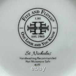 Fitz & Floyd St. Nicholas 16pc. Porcelain Dinnerware Set (Service for Four)