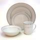 Fitz and Floyd Gold Serif 32-Piece Dinnerware Set, Service for 8