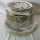Floral Porcelain Plates with Gold Trim, Decorative Serving Dishes 20 piece set