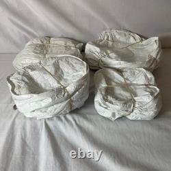 Floral Porcelain Plates with Gold Trim, Decorative Serving Dishes 20 piece set