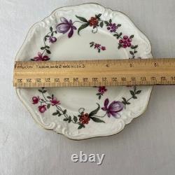 Floral Porcelain Plates with Gold Trim, Decorative Serving Dishes 20 piece set
