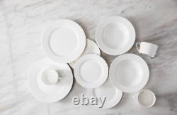 Fortessa Classic Rim Bone China 16-Piece Dinnerware Set 44% Bone Ash $376