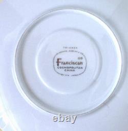Franciscan China Desert Rose and Trianon 8 Piece Setting Dinner/Salad/Bread