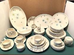 Franciscan Starburst Dinnerware Collection MCM Atomic Lots Of Serving Pieces