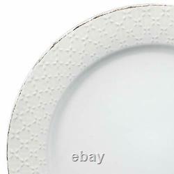 French Lace Dinnerware Set 16 Piece White