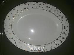 Galaxy Fine Porcelain By Sakura 12 Settings of 5 Pieces Star 14k Gold Dinnerware