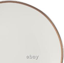 Gibson Elite Kings Road Double Plates and Bowl Organic Round Porcelain Chip and