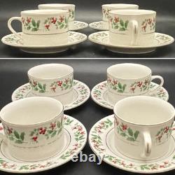 Gibson Everyday Christmas Time 24 Piece Dinnerware for 4 1997-2014 Made In China