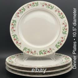 Gibson Everyday Christmas Time 24 Piece Dinnerware for 4 1997-2014 Made In China