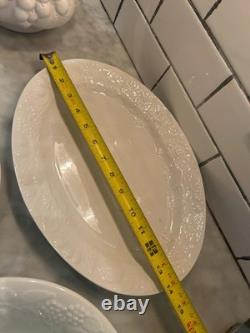 Gibson White Grape Vine Dinnerware Serving Set Bowls Plates Pitcher