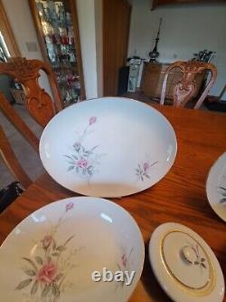 Golden Rose Vintage Porcelain Fine China OF Japan 71 Piece Dinnerware Grouping