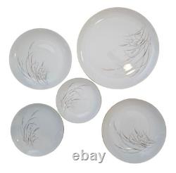 Golden Wheat Saji Made In Japan Fine China Dinnerware Set Of 8 Vintage