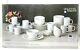 Gourmet Basics by Mikasa Dots 40-Piece Dinnerware Set, Service for 8, Porcelain