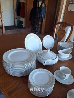 Grace China Rhapsody 1960's Vintage Porcelain Dinnerware 58 Piece Grouping