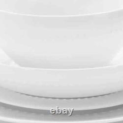 Gracious Dining 16-Piece White Dinnerware Set