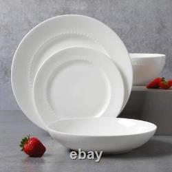 Gracious Dining 16-Piece White Dinnerware Set