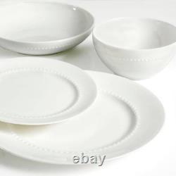 Gracious Dining 16-Piece White Dinnerware Set