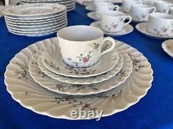 HAVILAND LIMOGES France DINNERWARE SET SYMPHONIE Pattern- 51 Pieces