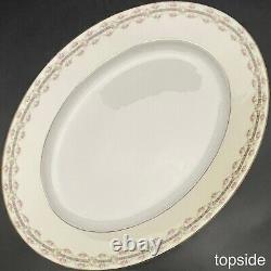 HW Crown Bohemian Rose Vines Dinnerware 21pc for 6 Made in Czechoslovakia