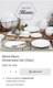Hankook Moire Blanc White 20pc Round Dinner Set Plates Bowls Bone China