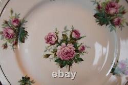Hanover China Vtg Anniversary Pattern 51 Piece Dinnerware Grouping Floral Rose