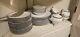 Harmony House Japan Silver Sonata 3639 Fine China Dinner Set Serves 8