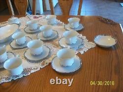 Harmony House Vtg Fine China Starlight 3656 Hand Painted Grouping Of 23 Pieces