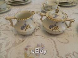 Haviland & Co. Limoges Montmery Dinnerware for (12) with (5) Serving Pieces 8-5