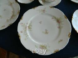 Haviland & Co Limoges Schleiger #52D Dinnerware Set for 8/w6 Serving Pieces 9-5