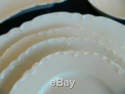 Haviland France Ranson White Dinnerware Set for 8 with5 Serving Pieces 7-5