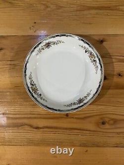 Heinrich & CO Bavaria Set Of Antique Tableware White with Flower Trim