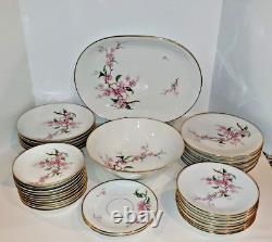 Heinrich & Co. Blossomtime White Plate Set 36 Pieces, Made in Germany