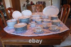 Heinrich H & C Rosalinda Vintage 65 Piece Porcelain China Dinnerware Grouping