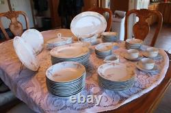 Heinrich H & C Rosalinda Vintage 65 Piece Porcelain China Dinnerware Grouping