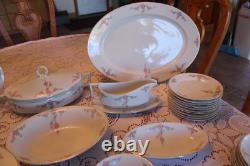 Heinrich H & C Rosalinda Vintage 65 Piece Porcelain China Dinnerware Grouping