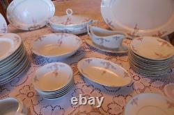 Heinrich H & C Rosalinda Vintage 65 Piece Porcelain China Dinnerware Grouping